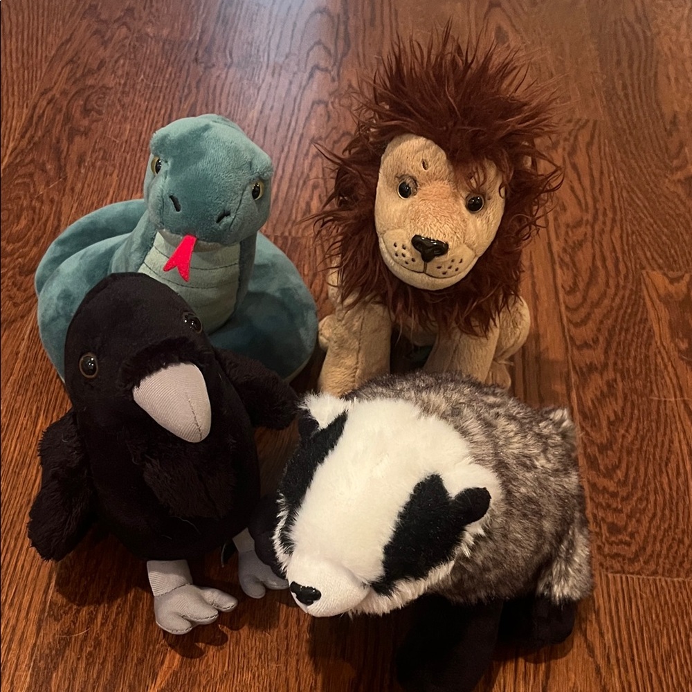 Harry Potter Animal Set - Snake, Lion, Crow, Badger - Collection for the Houses